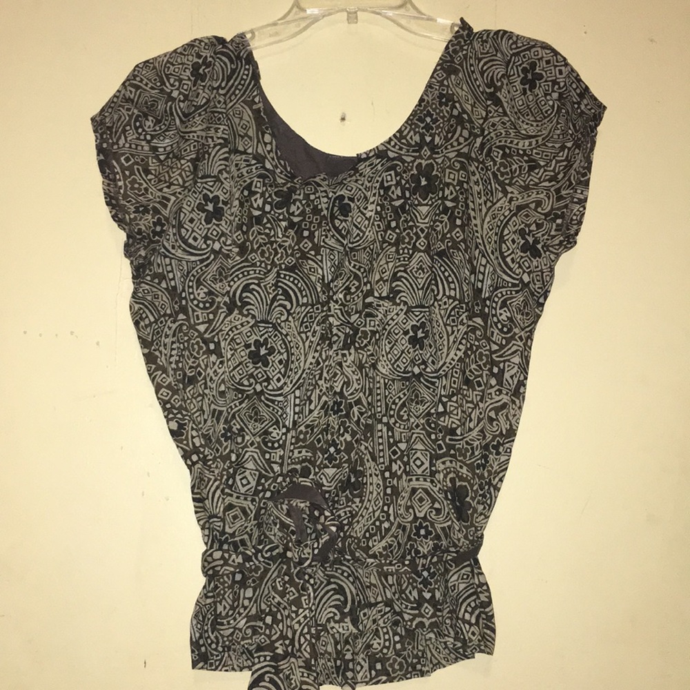 Talbots size small belted blouse